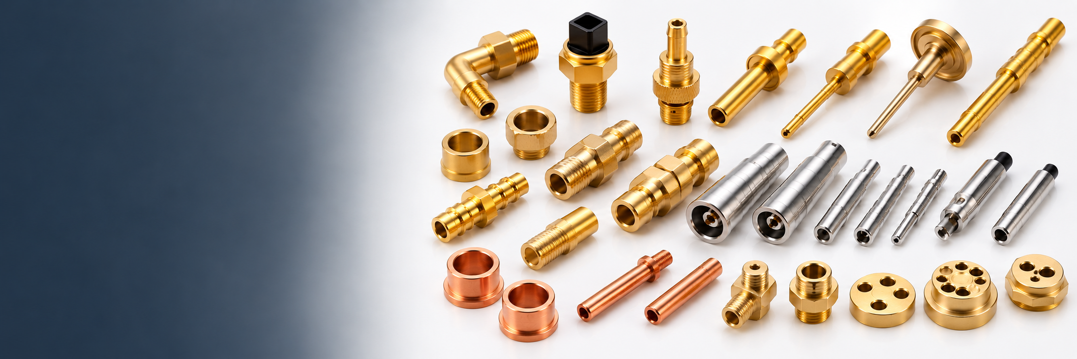 High precision machined brass and metal components for automotive, medical and appliance applications