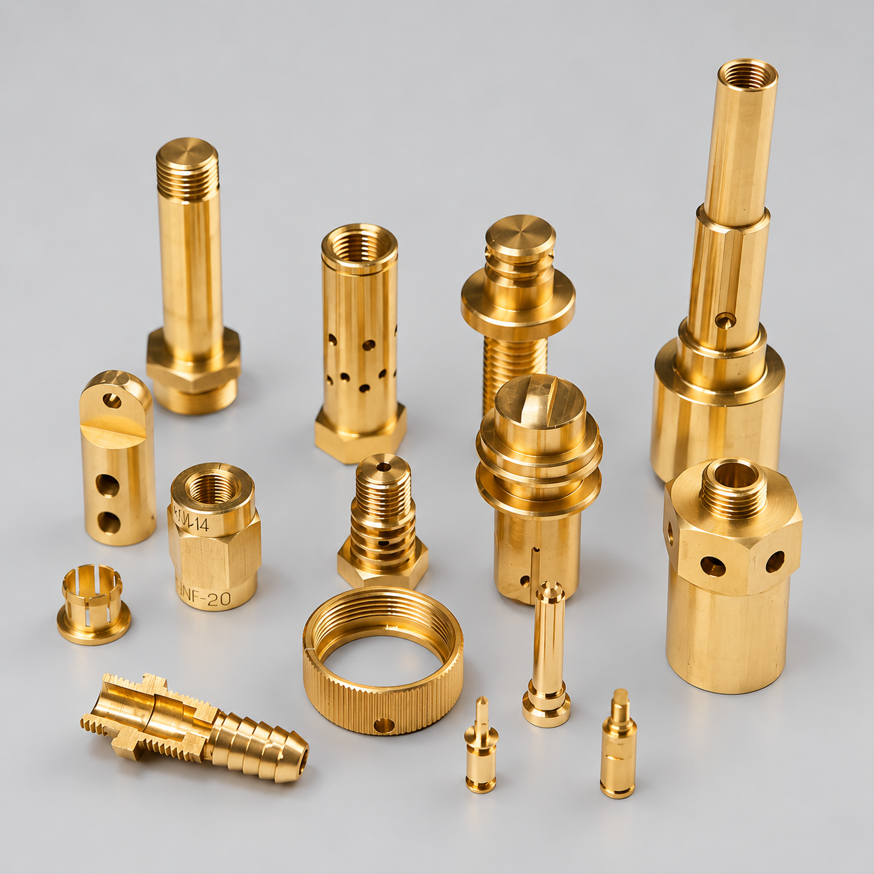 CNC sliding head high-precision turned components