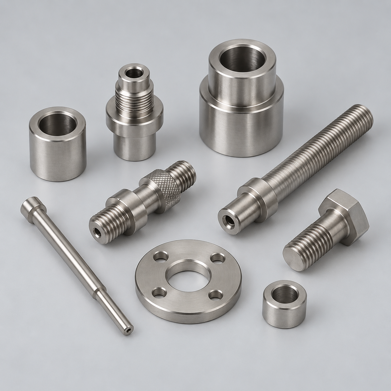 Steel CNC turned precision parts