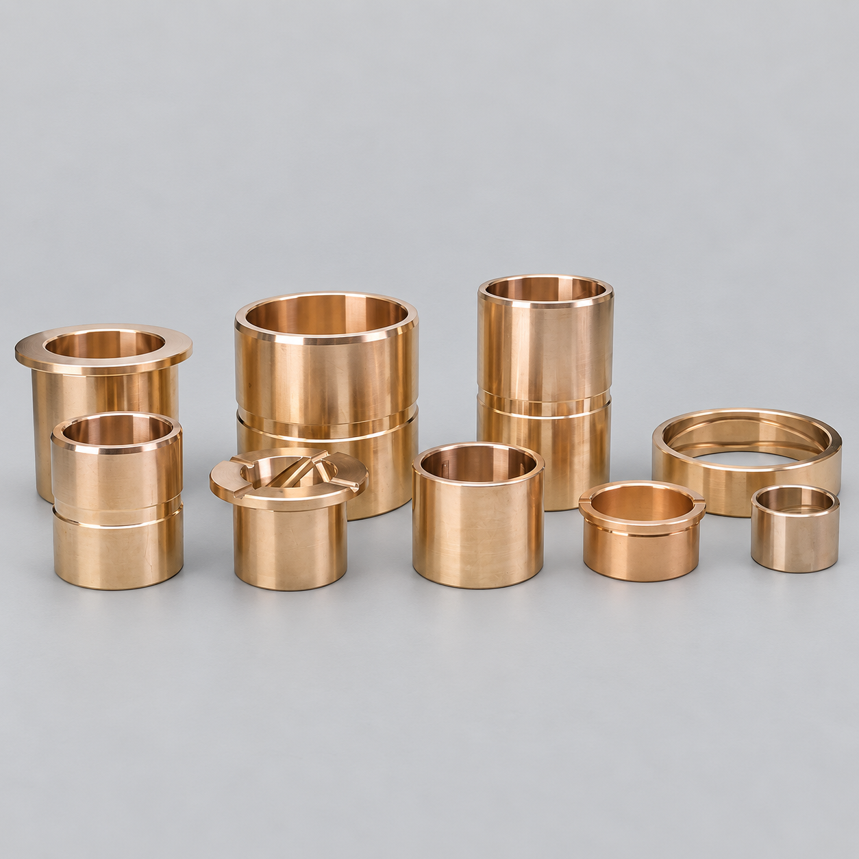 Precision machined bronze components