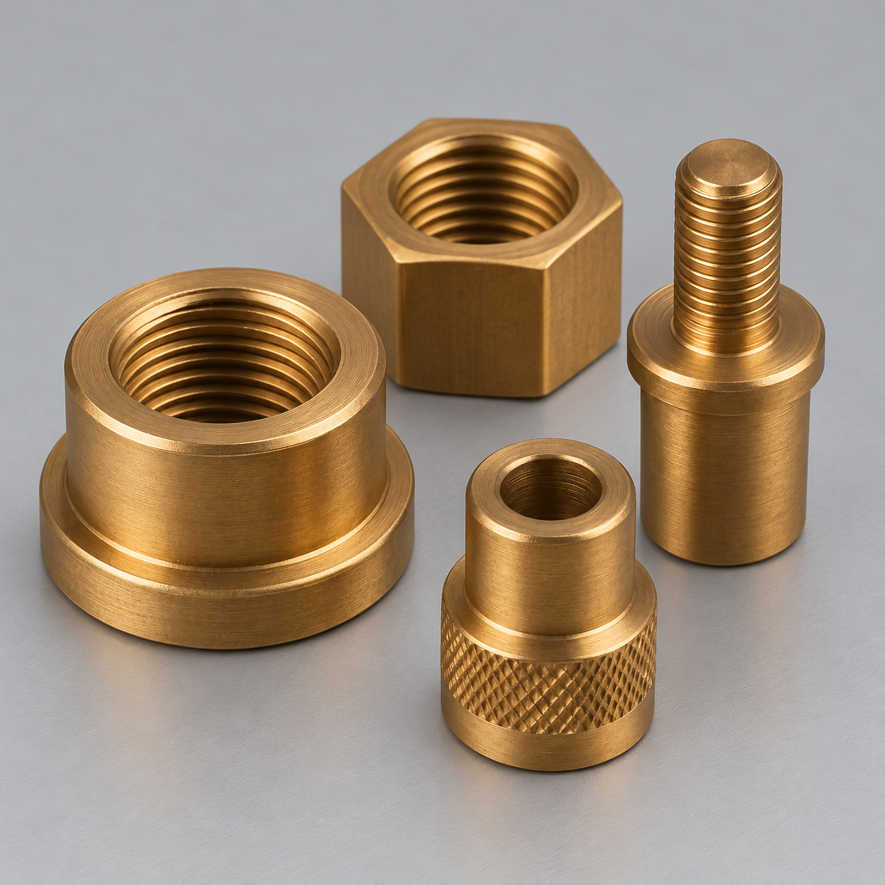 Precision machined gunmetal components