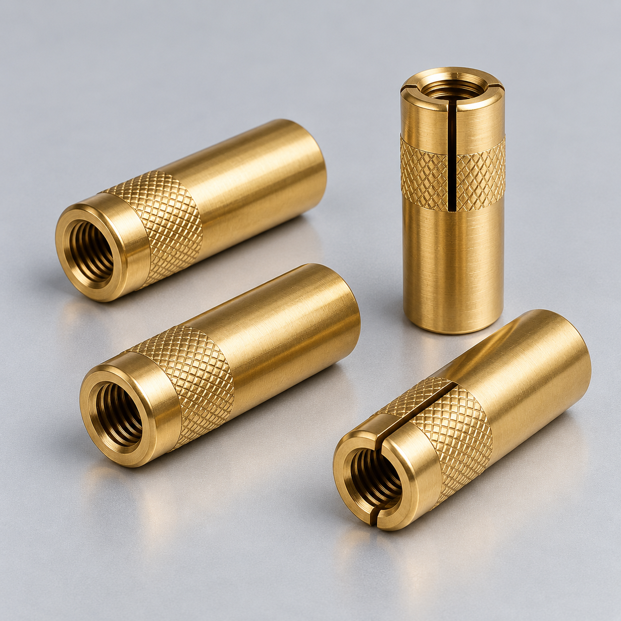 Brass drop-in, wedge and expansion anchors