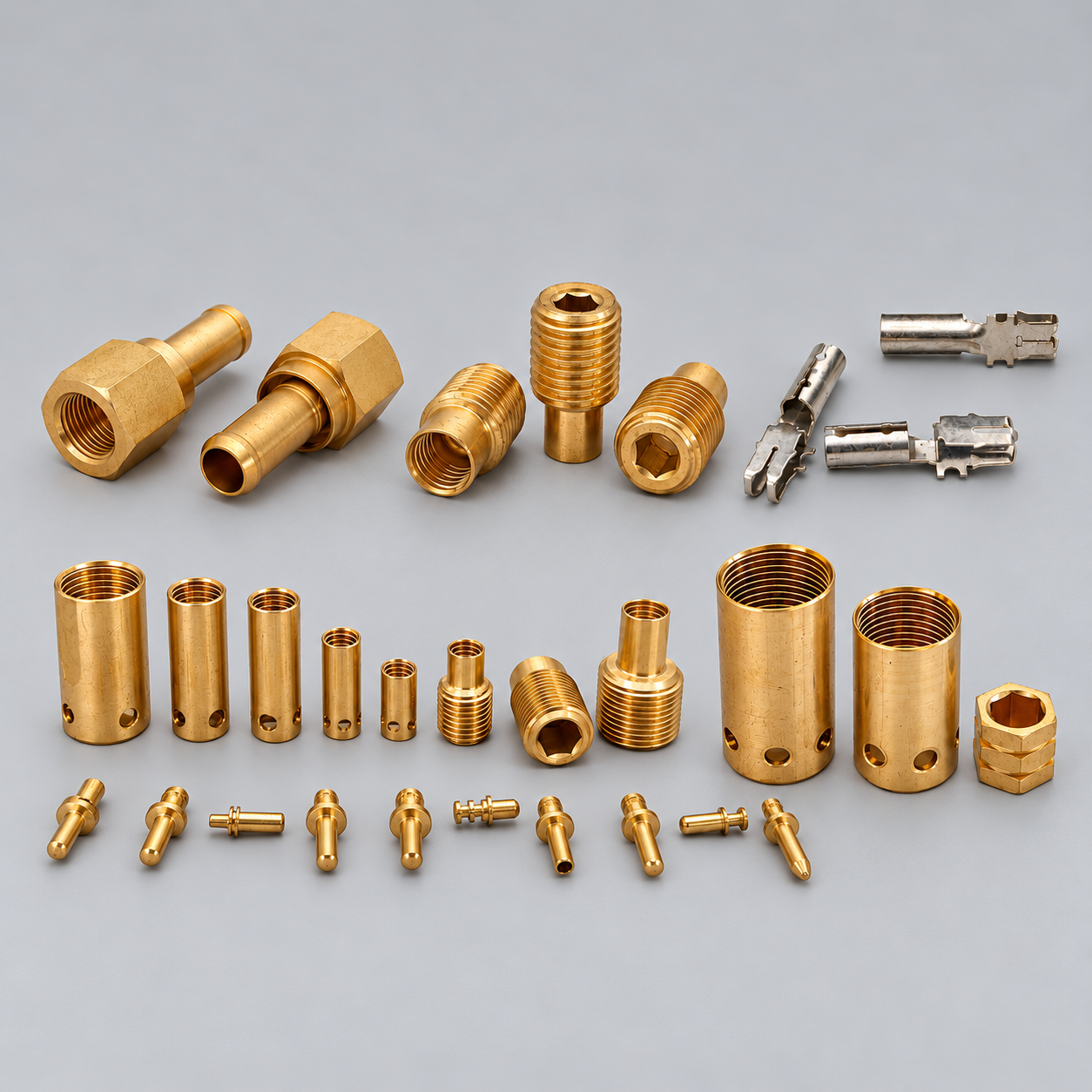 Brass electrofusion pipe fittings — elbow, tee, coupling
