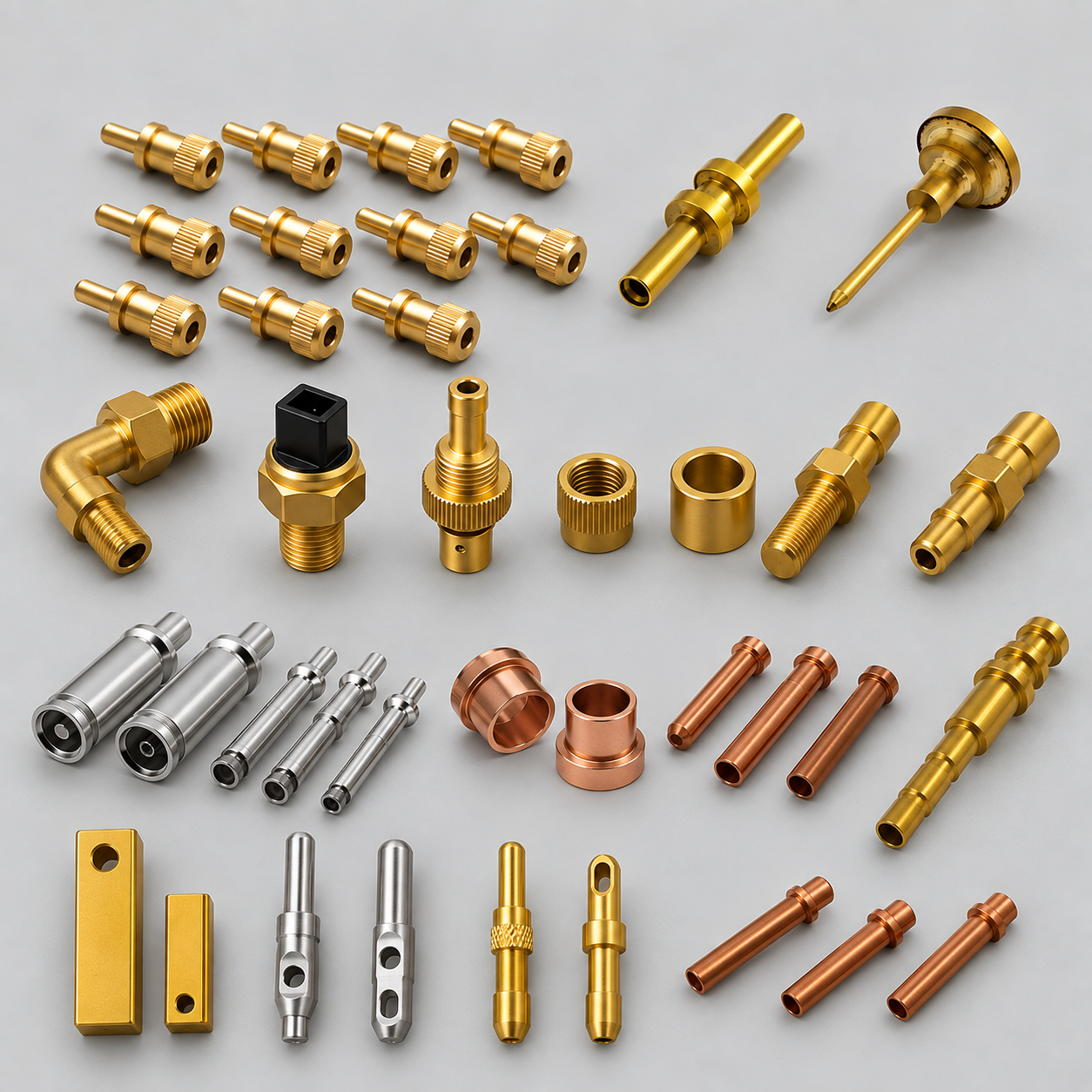 High precision brass automotive components