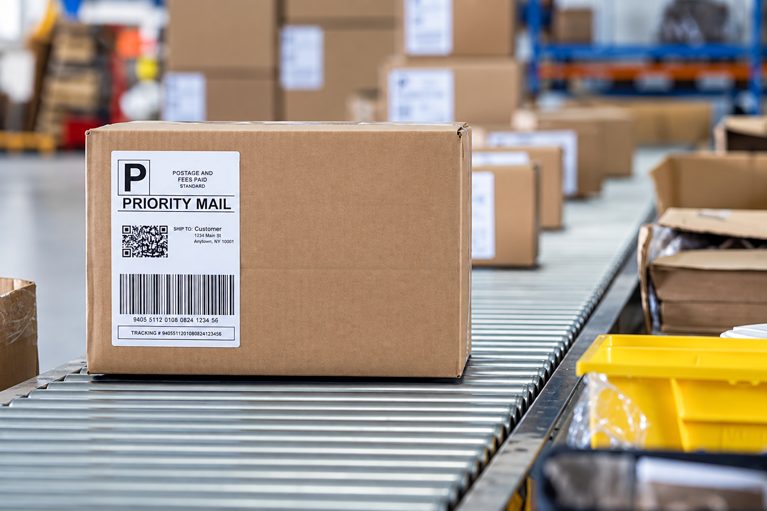 Industrial component packaging and labelling